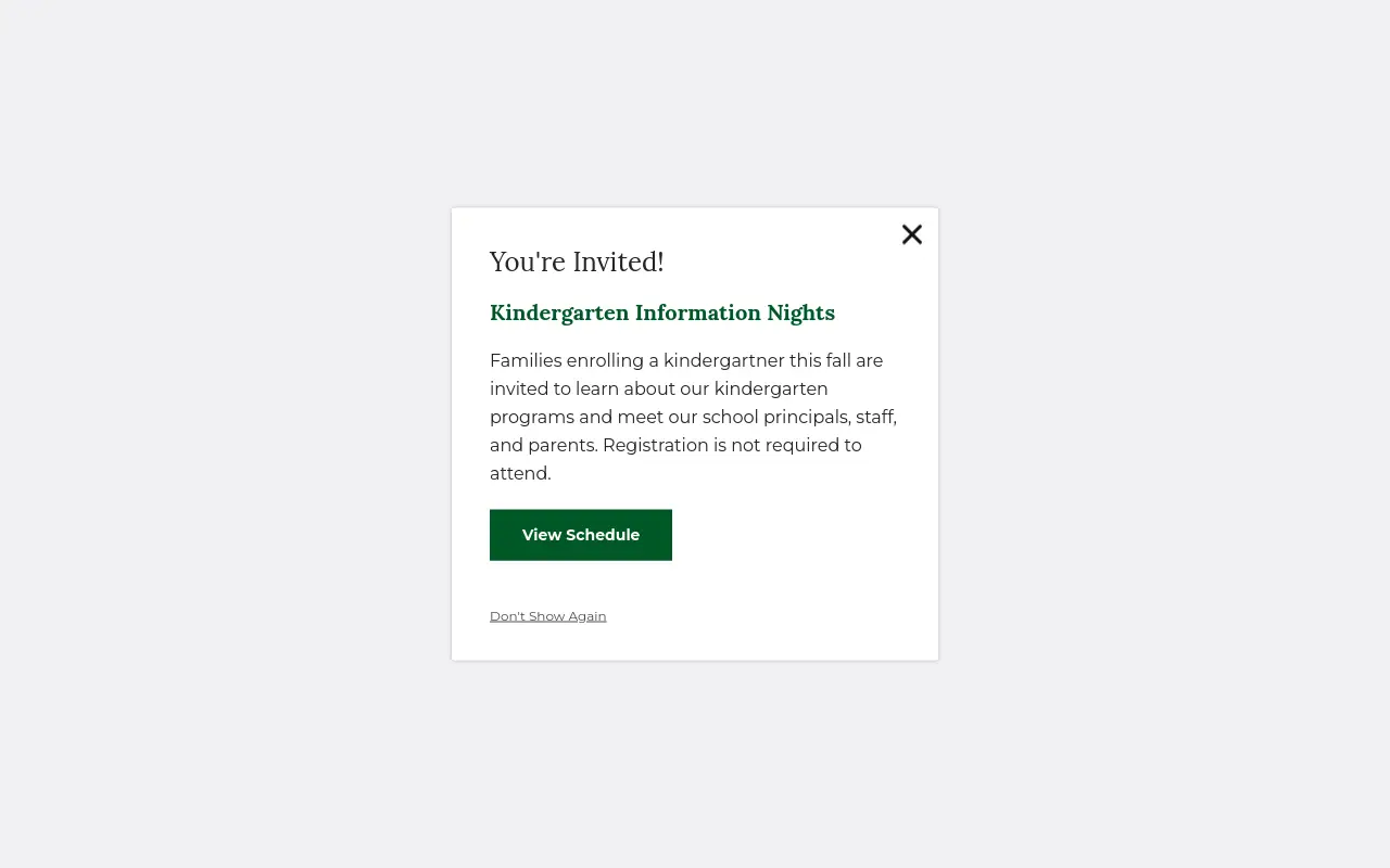 Screenshot of the Edina Public Schools homepage at scan time